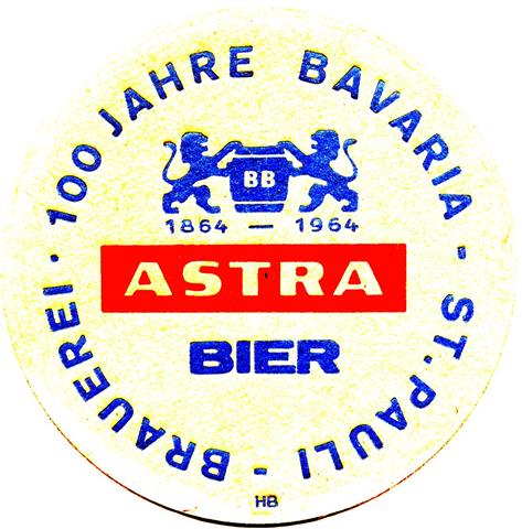 hamburg hh-hh bavaria astra 100 jahre 1a (rund190-1854 1954-unten hb-blaurot)